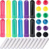 12 Set Essential Oil Inhaler, Refillable Nasal Inhaler Blanks with Unscented Wicks, Assorted Colors...