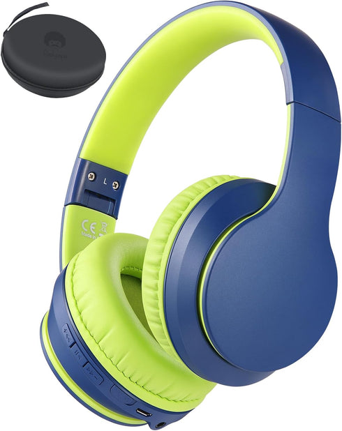 rockpapa E7 Over Ear Wireless Bluetooth Headphones with Mic Include Travel Case, Foldable Wired/Wireless Headphones with Microphone for Kids Child...