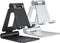 Nulaxy 2 Pack Dual Folding Cell Phone Stand, Fully Adjustable Foldable Desktop Phone Holder Cradle Dock Compatible with Phone 15 14 13 12 Pro Xs X...