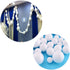 50-Pack 1Inch White Craft Balls for Crafts, Smooth Round White Foam Balls, Craft Supplies for DIY Decorations...