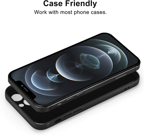 Privacy Screen Protector Compatible with iPhone 12 Pro Max Anti Spy Tempered Glass Film (Edge to Edge Full Coverage) (Case Friendly) (2 PACK) (6.7...