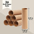 Bright Creations 36 Brown Empty Paper Towel Rolls, Cardboard Tubes for Crafts, DIY Classroom Projects (1.6 x 5.9 in)...