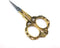 Yueton Vintage Europea Style Plum Blossom Needlework Embroidery Scissors (Gold)...