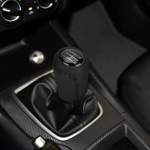 Gear Shift Handle, 5 Speed & 6 Speed Car Gear Stick Ergonomic Design Gear Shift Knob Fit for Mazda 3 BK BL 5 CR CW 6 II(6 speed)...