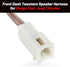 RED WOLF Front Dash Tweeters Speaker Wiring Harness Adapter Connector Plug Replacement for Dodge Ram Jeep Chrysler 2005-2022 Aftermarket Dash Twee...