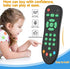 Baby TV Remote Control Toy with Light and Sounds, Kids Musical Early Education Learning Realistic Toddler Remote Toys for Preschool Infant Toddler...