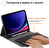 Keyboard Case for Galaxy Tab S9/S8/S7 11 Inch 2023/2022, Bluetooth Wireless Keyboard Cover for Samsung Tablet S9 FE with Pencil Holder SM-X700/X70...