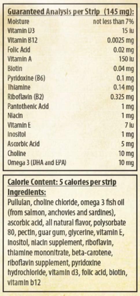 Multi Vitamin Adult for Dogs, 30 Individually Foil Sealed Strips...
