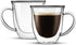 JoyJolt Serene Double Walled Insulated Glasses Coffee Mug (Set of 2) 7.4 Ounces...