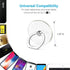 Transparent Phone Ring Holder Grip, Clear Cell Phone Accessories, Ring Holder 360 Degree Rotation 180 Degree, Flip Ring Grip Finger Ring Stand Kic...