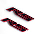 Yoaoo 2Pack OEM Rs Emblem Badges 3D Logo Compatible with Zl1 1LE Series Red Frame Red Line...
