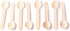 HUJI Eco- Friendly Wooden Spoons - Disposable Wood Cutlery! 50 Spoons 6.1"...