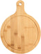 Bamboo Cutting Board,Meat Chopping Boards,Pizza Peel Paddle with Handle for Homemade Baking Pizza Bread Cake Fruit Vegetables (Round-Board)...