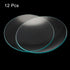 PATIKIL 80 mm Diameter Watch Glass, 12 Packs Beaker Cover Smooth Edges Chamfered Arc for Laboratory, Transparent...