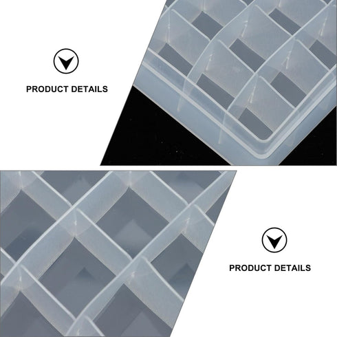 ULTECHNOVO Boxes Box Glass Case Essential Oils Holder Cryogenic Holder Case Plastic Vial Box Vial Freezer Box Injection Vial Box Labs Storage Case...