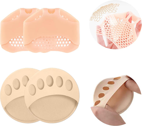 Forefoot Metatarsal Pads for Women and Men,Soulful Solutions Ball of Foot Cushion Pads for Mortons Neuroma Callus Metatarsal Foot Pain Relief...