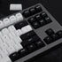Black and White Keycaps Set 150 Keys MSA Profile Doubleshot Custom Keycaps for Cherry MX Gateron Kailh Box Switches Mechanical Gaming Keyboard...