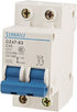 uxcell ON/OFF Safety Switch 2 Poles Miniature Circuit Breaker AC 400V 40A...