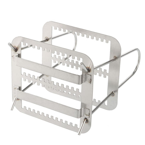 uxcell Microscope Slides Rack 26 Positions Stainless Steel Staining Rack Silver Tone for Research Experiments...