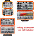 Waterproof Fishing Lure Box Spoon Hooks Baits Storage Tackle Box Containers for Casting Fishing Fly Fishing,Large/Medium/Small Lure Case...