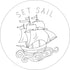 Nautical Embroidery Pattern Transfers (set of 10 hoop designs!)...