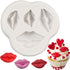 Kiss Collection Fondant Candy Silicone Mold Lips Fondant Mold For Sugarcraft Cake Decoration Cupcake Topper Chocolate Polymer Clay Gum Paste...
