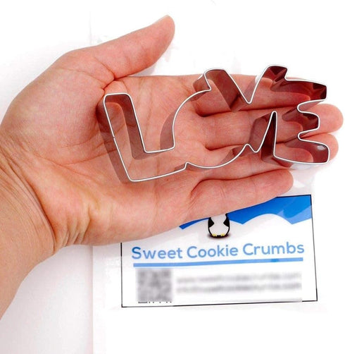 LOVE sign Cookie Cutter, Premium Food-Grade Stainless Steel, Dishwasher Safe...
