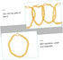 50pcs Adjustable Gold Necklace Golden Dolls Chain Necklace Gold Necklace Prom Miniature Gold Chain Necklace Hip Hop Chain Necklace Toys Princess A...