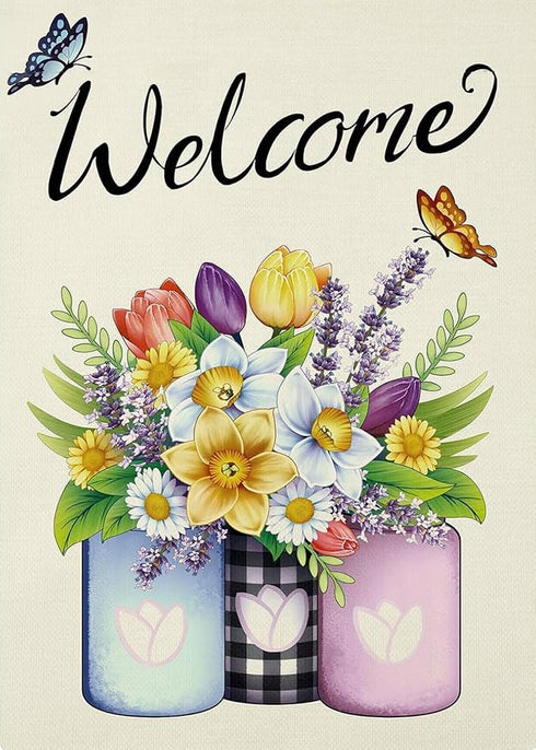 RYMILIE Flowers Diamond Art Painting Kits for Adults, Full Drill Diamond Dots Paintings for Beginners, Round 5D Paint with Diamonds Pictures Gem A...