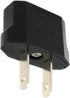 ANRANK E-U4113619AK European to USA American Outlet Plug Adapter (Black, 2-Pack)...