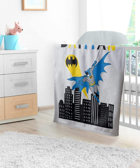 LOGOVISION Batman Lightweight Baby Blanket, 30"X40", Baby Bat Poster Unisex for Infants Girls & Boys...