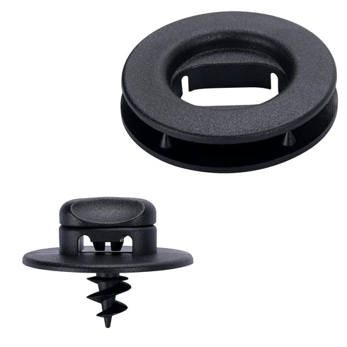 OAUTOO 8 Sets Floor Mat Retaining Clip Kit Compatible with Volkswagen 3D0864851B41 + 3D0061795B41 for Beetle Eos GTI Jetta Passat Rabbit SportWage...