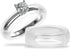 Silicone Ring Protector - Engagement and Wedding Ring Protector for gym - Ring Guards for Ring Sizes 4-8 - Pack of 3 (Oura Ring Fit May Vary)...