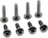 ReplacementScrews 1 Set of Metric Screws (Model RS-198354) Pan Head - Philips Drive - Black Plated (Pack of 8)...