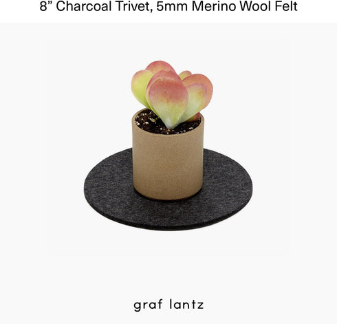 Graf Lantz - Trivets for Hot Dishes - Heat Resistant 100% Merino Wool - Hot Pads for Kitchen, Countertops, Tables, Sizzling Dishes, Pots & Pans - ...
