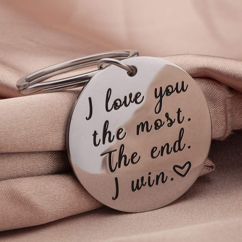 Valentine Day Gifts Couple Key Chain Gifts for Him Her-Husband for Girlfriend Boyfriend Wife Keychain Gifts for Anniversary Birthday Wedding Gifts...