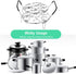 Stackable Egg Steamer Rack, BiaoGan Egg Cooking Rack with Heat Resistant Silicone Handles Compatible with Instant Pot Accessories 6,8 Quart, 18 Eg...