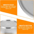 Kichvoe Stainless Steel Pizza Pan: Round Pizza Tray 8 Inch Pizza Baking Sheet Crisper Pan Serving Plate Oven Bakeware for Pizza Pie Flat Bread...