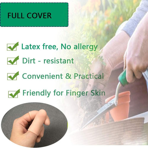Gel Finger Protectors Finger Caps Silicone Fingertips Protection - Finger Cots Great for Trigger Finger, Finger Arthritis, Finger Cracking and Oth...