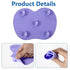 Makeup Brush Cleaner Mat Silicone Pad 2 Pcs Cosmetic Clean Brush Washing Tool Portable Suction Cup Rinse Color Removal Box Beauty Blender Multifun...