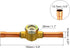 PATIKIL Sight Glass, 1/2 x 1/2 Sweat Universal Liquid Moisture Indicator Soldering for Air Conditioning HVAC Refrigeration......