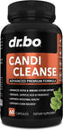 Candi Cleanse Support Supplement Pills - Anti Overgrowth Supplements for Women & Men - Extra Strength Balance Control Probiotic Complex Cleanser -...