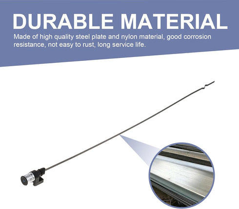 1 PC Car Gearbox Oil Dipstick, Anti-Rust Car Engine Oil Level Measuring Tool, Immersion Engine Oil Dipstick Indicator, Universal for Most Cars (Bl...