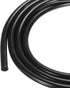 1m(3.3ft) 3mm(1/8") ID x 4.8mm(3/16") OD Silicone Tubing Black Industrial Plastic Tubing Pure Silicone Hoses for Pump Siphoning Draining Irrigatio...