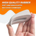 Door Stoppers - Pack of 3 | Rubber Security Wedge for Bottom of Door on Carpet, Concrete, Tile, Linoleum & Wood - Heavy Duty Door Stop - Aesthetic...