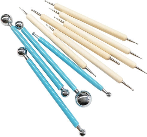 10Pcs Dotting Tools, Ball End Dot Art Tools for Rock Painting, Pottery Clay Modeling Embossing Art Mandala...
