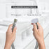 27416-NL-2 Toilet Connector, Braided Stainless Steel Hose Connects to Supply Line 3/8 Compression x 7/8 Female Ballcock Nut 16 Inch...
