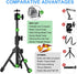 Webcam Tripod Stand Extendable Desktops Tripod for Camera/Phone/Webcam, Desk Tripod Webcam Mount Holder Compatible with Logitech Stream Webcam C92...