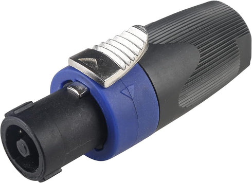 4Pack Speakon Connector, Suitable for Nl4fx Speakon Plug Connectors Speakon Cables, 4 Pin Female to Nl4fc Male Converter Nl2fx Plug 4 Pole for Spe...