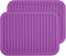 Silicone Trivets for Hot pots and Pans,Trivets for Hot Dishes,Mats for Countertop, Mat Pads Heat Resistant Table Placemats 2 Pack,Size:9x12 Inch, ...